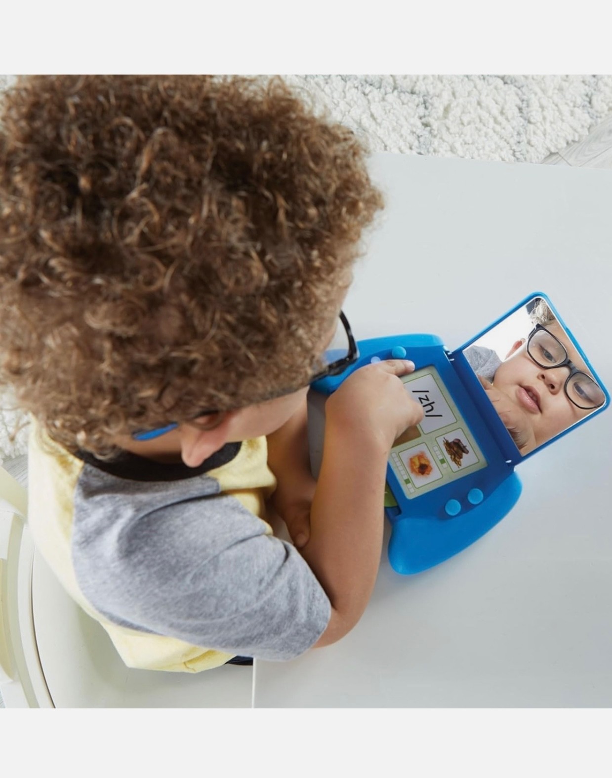 hand2mind Talking Mirror My Sounds Phonemic Awareness & Speech Therapy Game Set