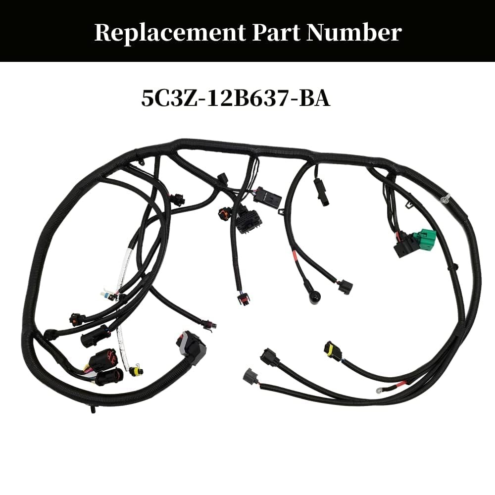 5C3Z-12B637-BA Engine Wiring Harness for 2005 2006 2007 F250 F350 F450 F550 Ford
