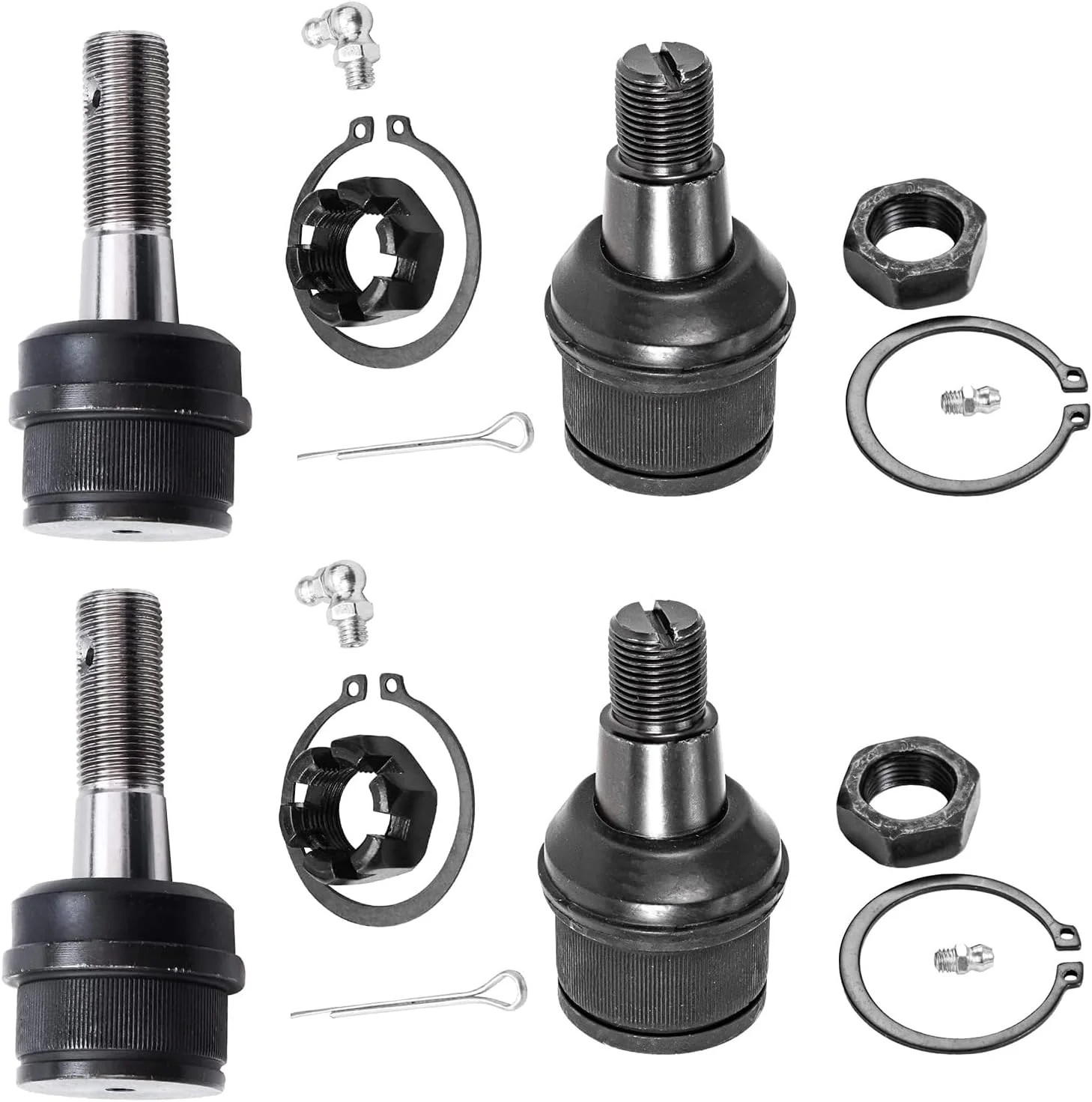 Detroit Axle – 4WD Front 4pc Ball Joints for Ford F-250 F-350 F-450 F-550 Excurs