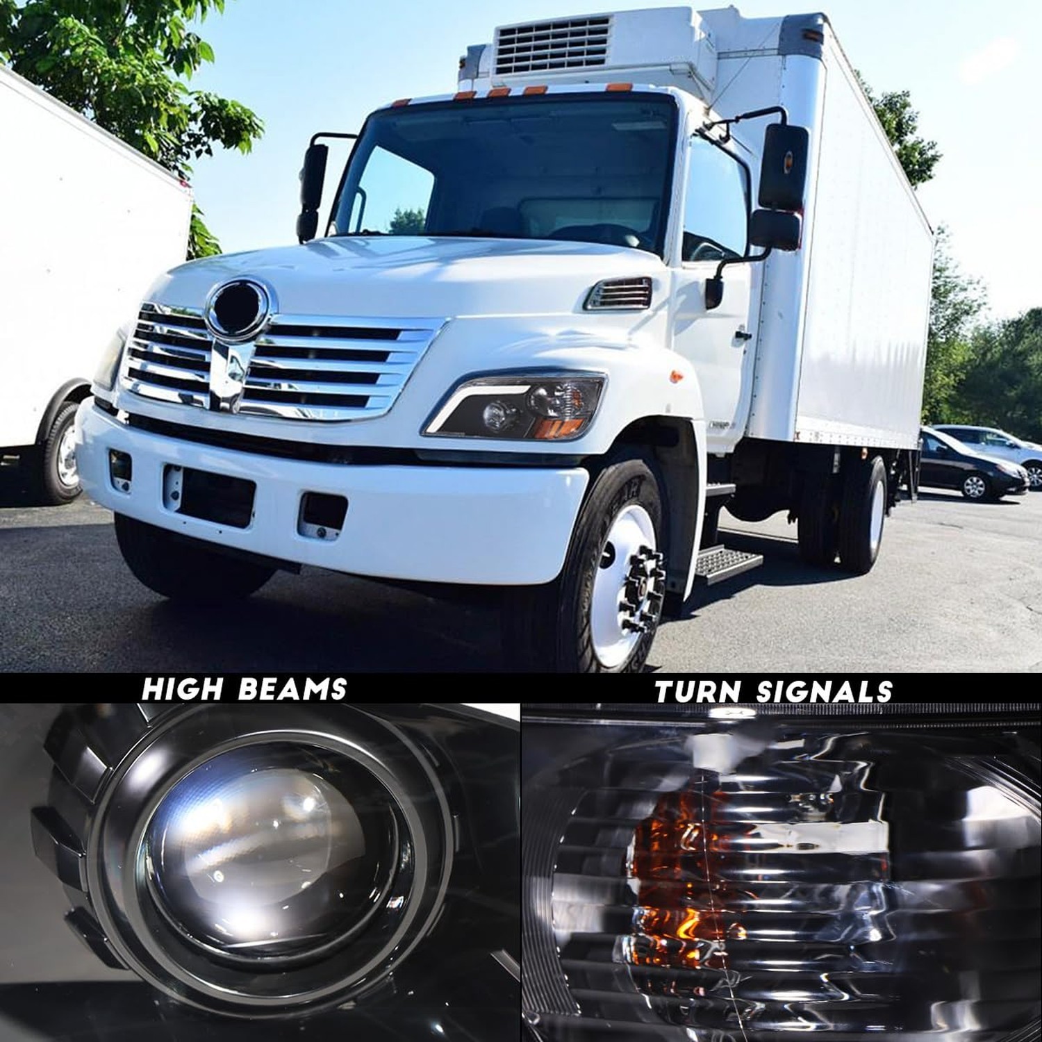 Headlight Assembly fit for 2011+ Hino 238 258 268 338 Truck Right Passenger S…