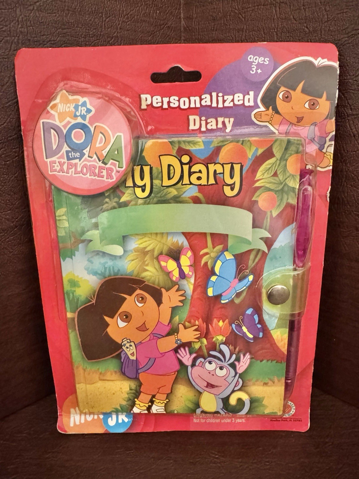 Vintage 2004 DORA THE EXPLORER My Diary Toy w/ Pen SEALED Nickelodeon Nick Jr