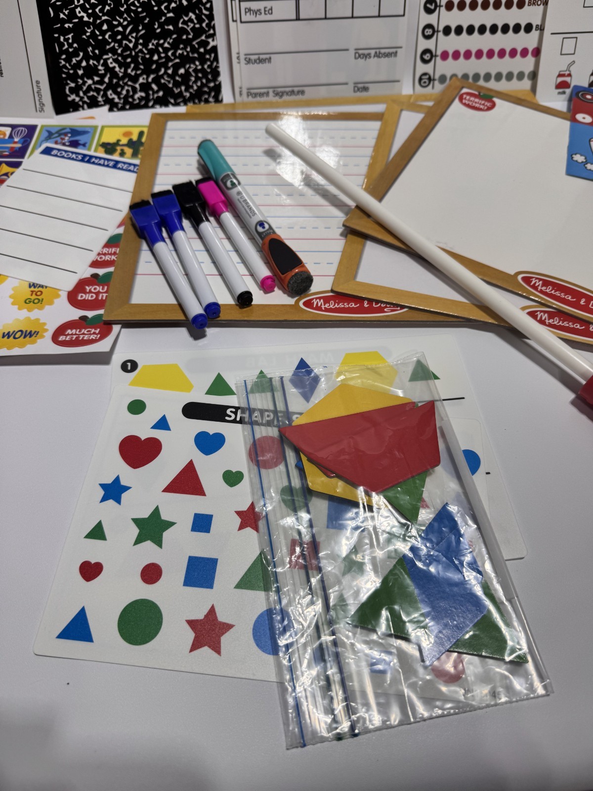 Melissa & Doug School Time! Classroom Play Set Game – Used – Homeschool Set