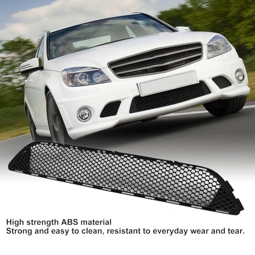 Front Lower Bumper Grille Grill Fit C Class W204 Amg Line 2008-2011, C63 2008