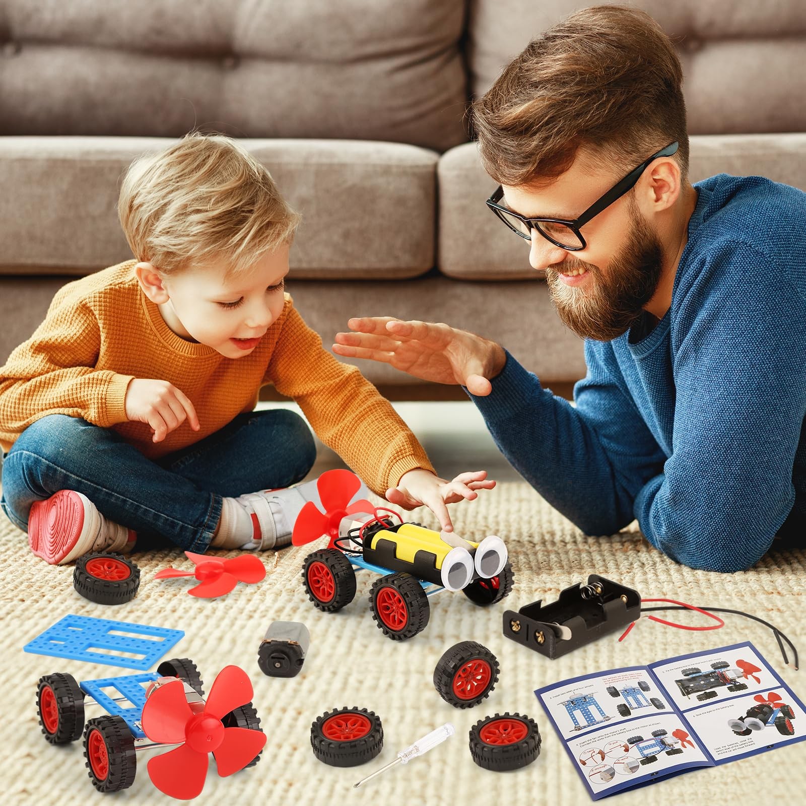 5 Set Individual STEM Kit for Kids, 2nd Grade Boy 5.66 x 8.42 x 2.04 inches