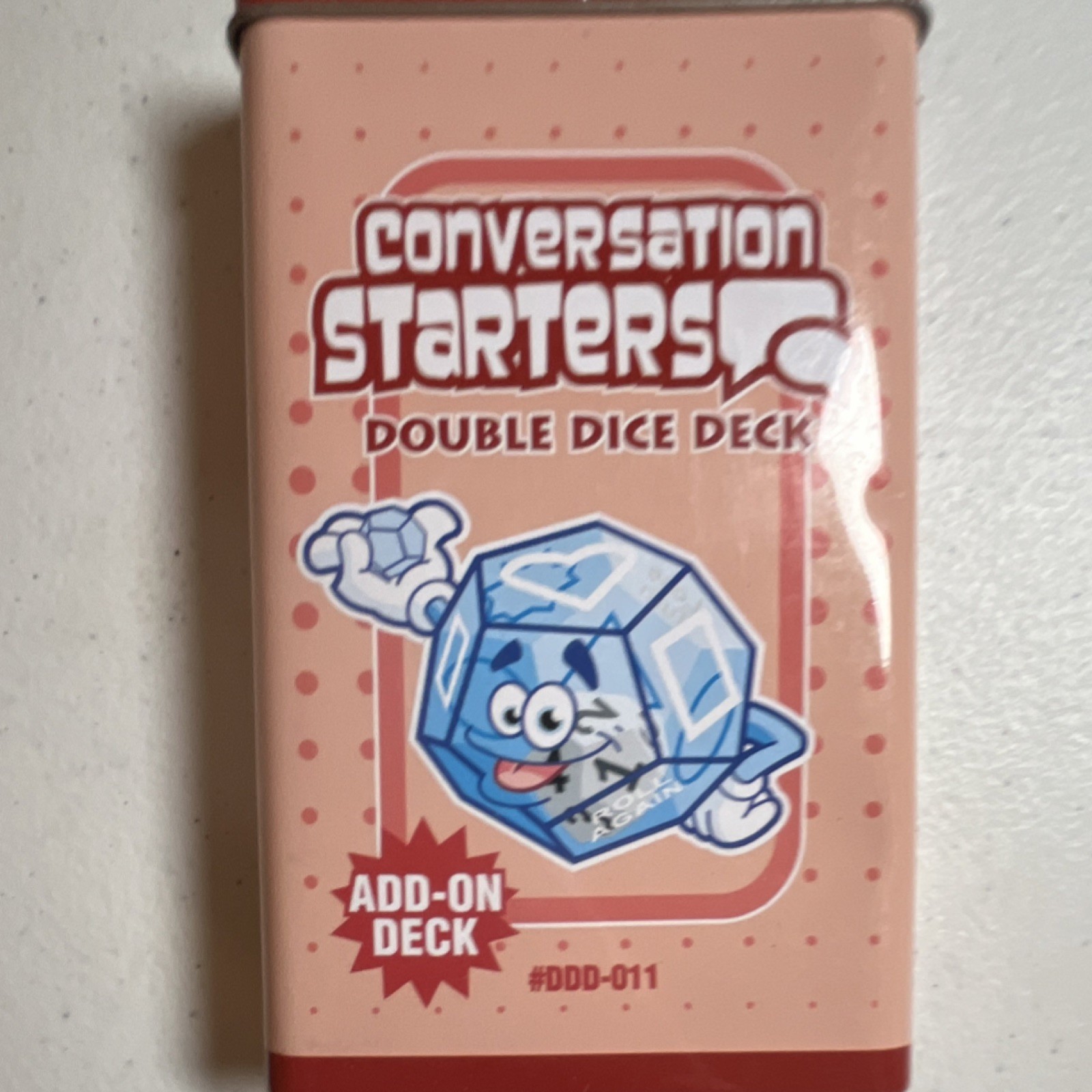 Speech Corner Double Dice Deck Conversation Cards Red Ages 4-12 Kids DDD-011