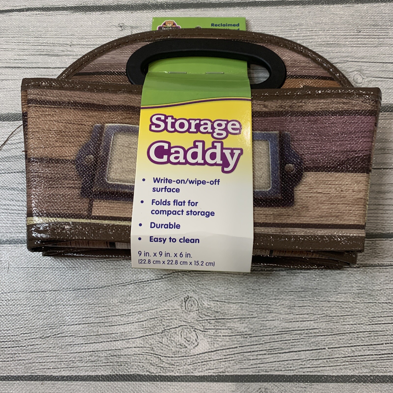 New Teacher Created Resources Reclaimed Wood Design Storage Caddy Classroom