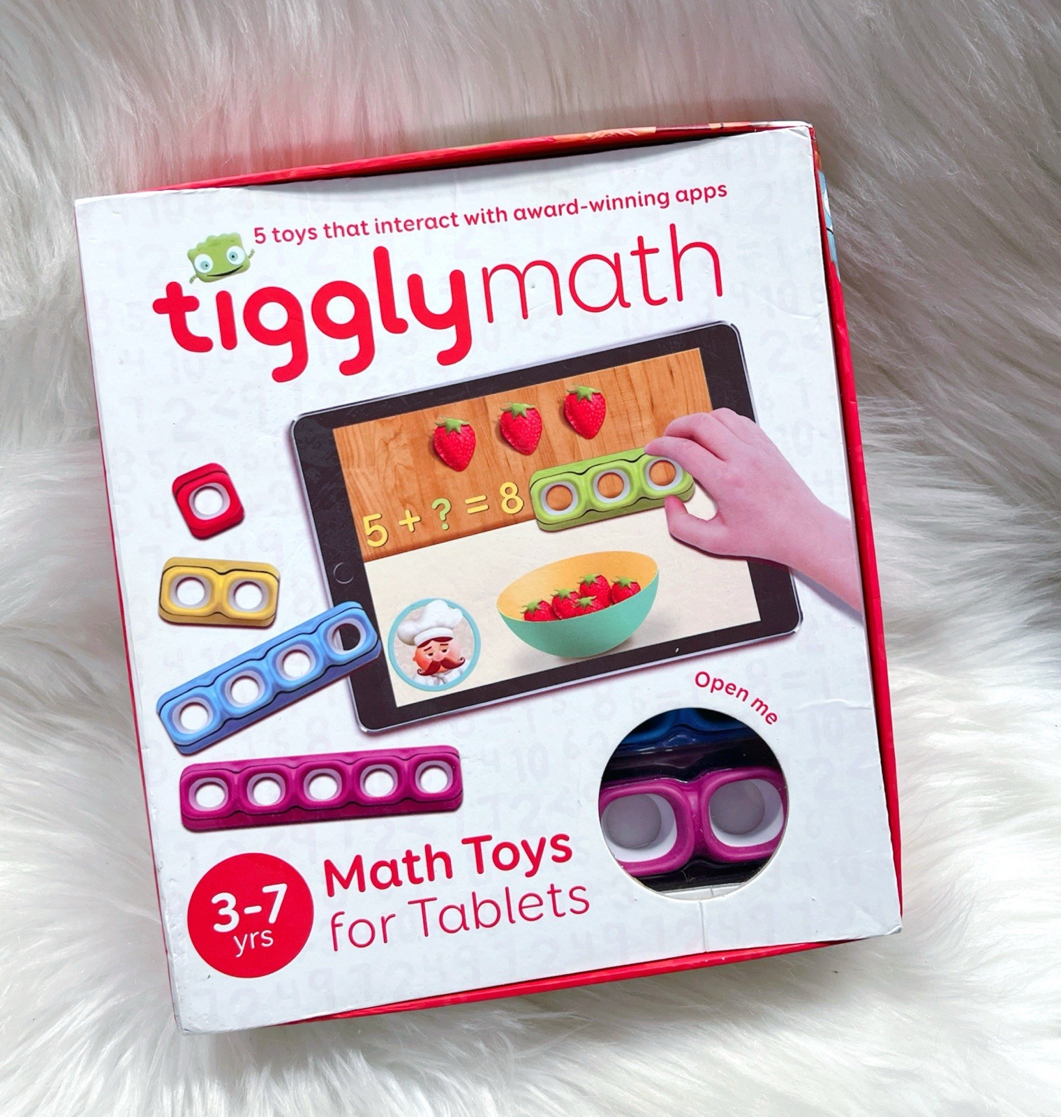 Tiggly Math Kids Tablet Math Learning Toys For 3-7 Year Olds