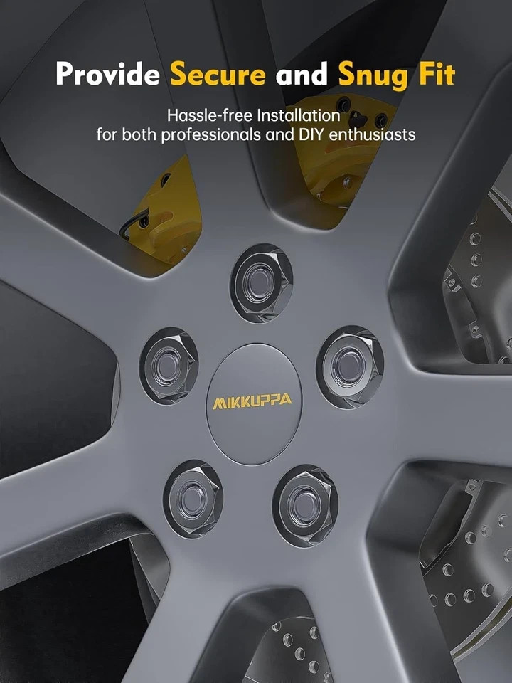 MIKKUPPA M14x1.5 Open End Lug Nuts – Replacement for Chevy GMC Silverado Sierra