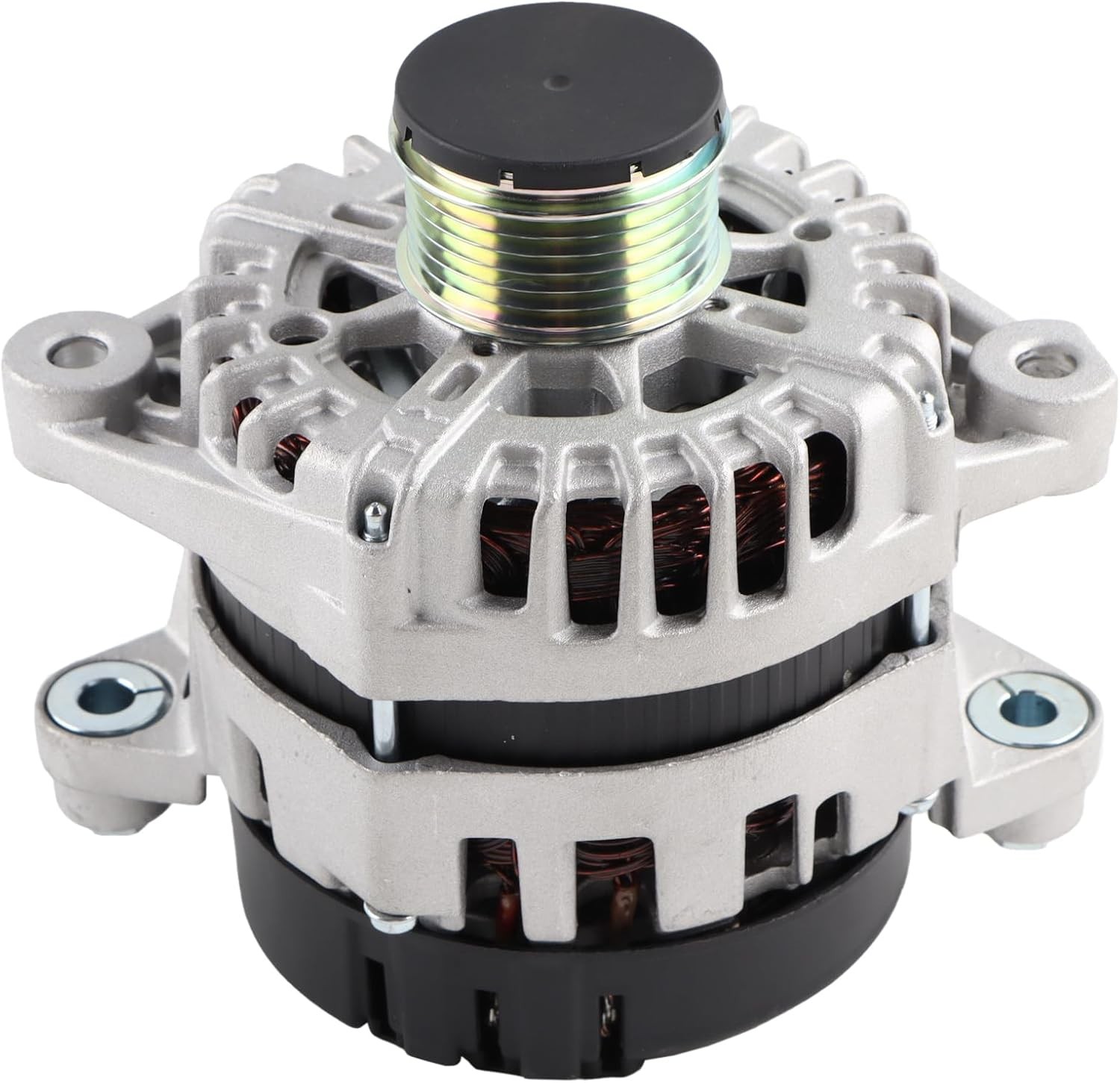 Alternator 12V 150A CW 6-Groove Clutch Pulley Compatible 14 Hyundai Sonata,