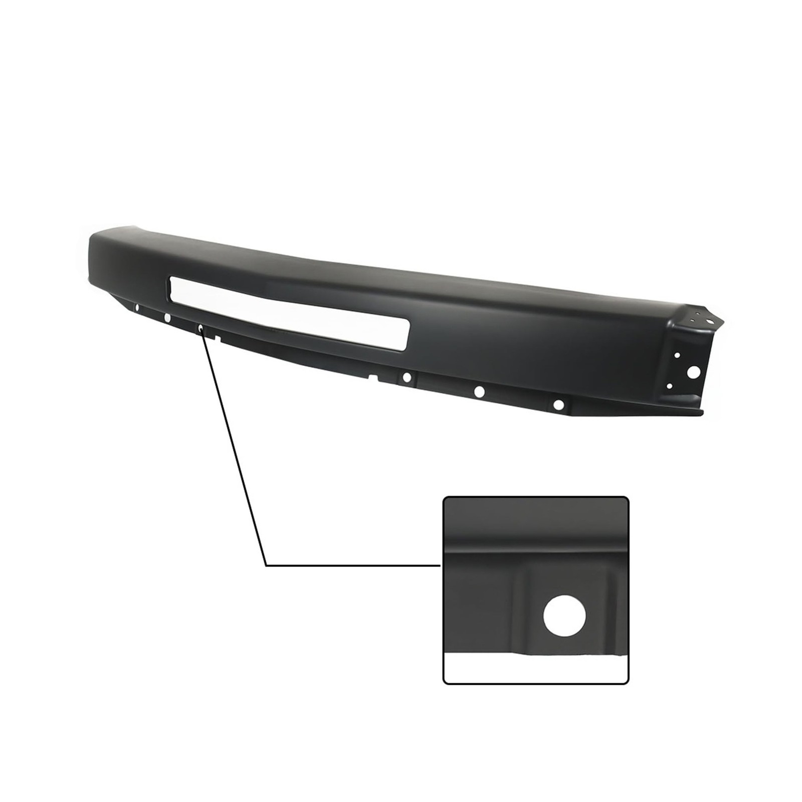 labwork Black Front Bumper Face Bar Primed Replacement for Silverado 1500 250…