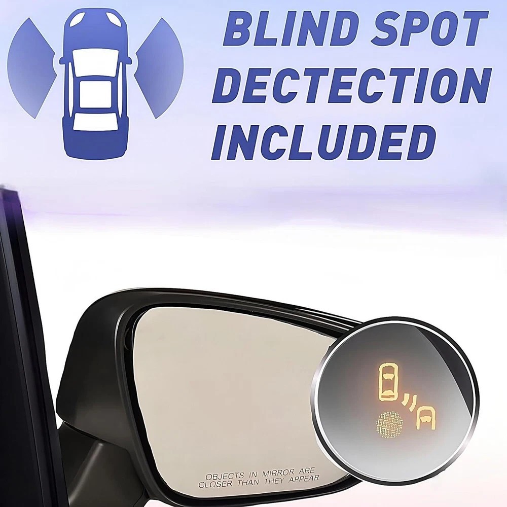 Left Driver Side Mirror Fits 2019-2025 Toyota Rav4 with Power Heated Turn Signal