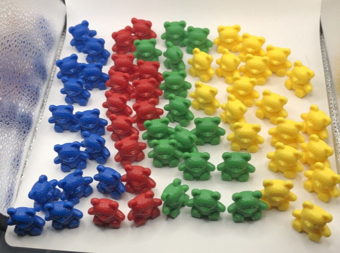 Learning Resources Bear Family Counters – incomplete but useable set of 60