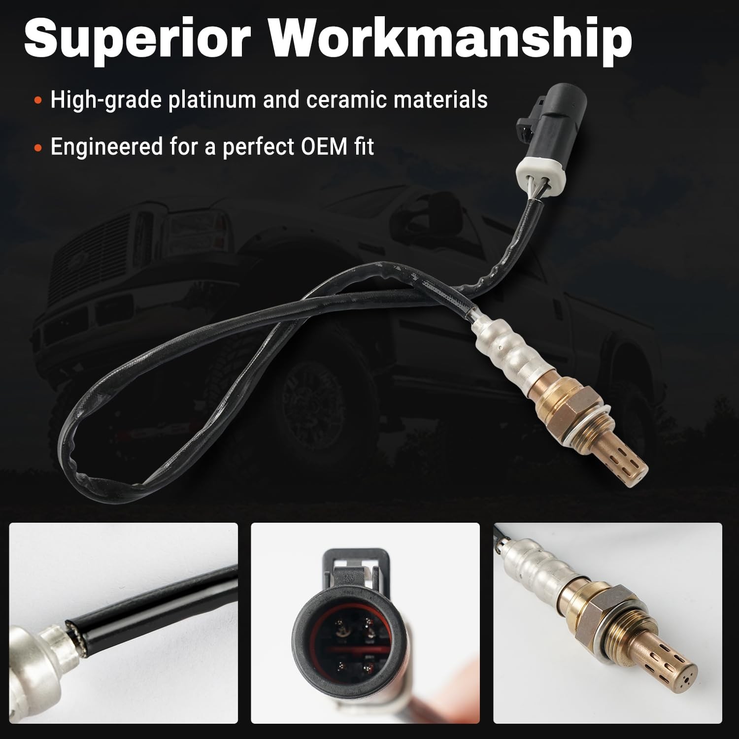 2PCS 15717 Oxygen Sensor Upstream Downstream O2 for Ford F150 F250 F350