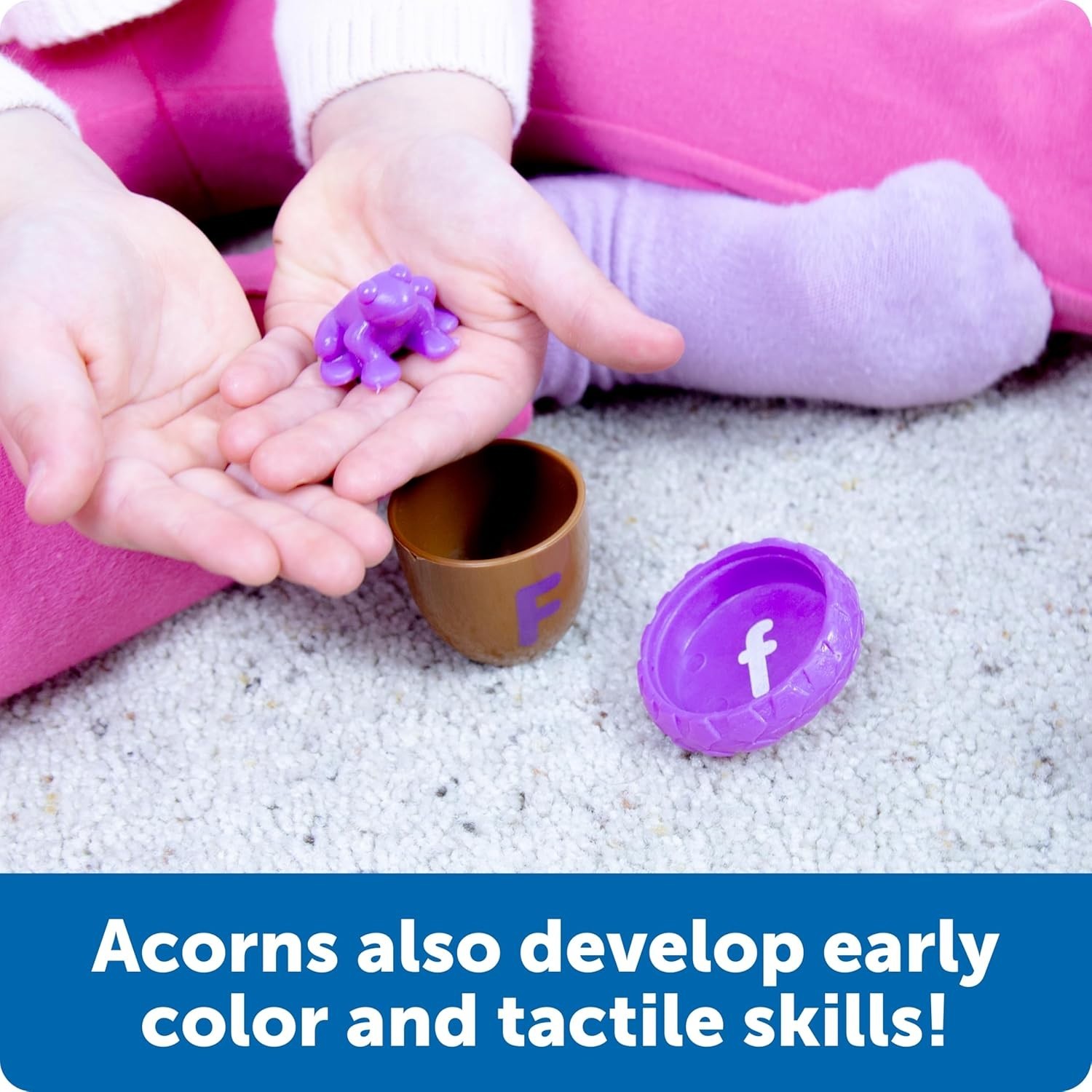 Alphabet Acorns Activity Set, Develops Letter Recognition, Educational Toys