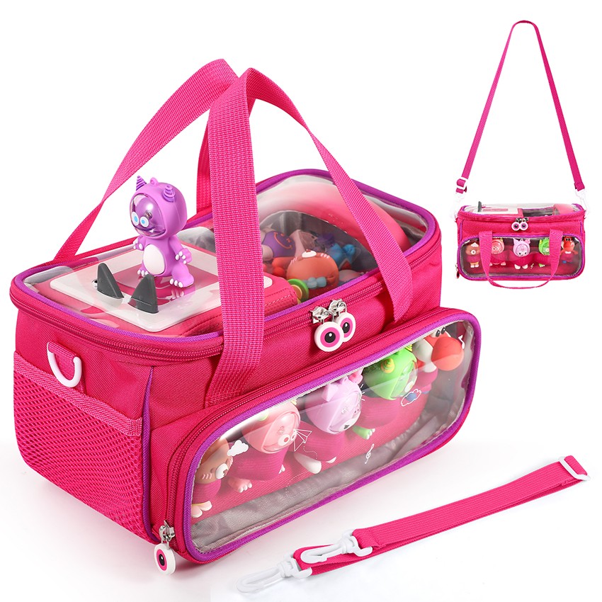Transparent Lid Storage Bag Carrying Case Organizer Pouch For TONIEBOX Starter