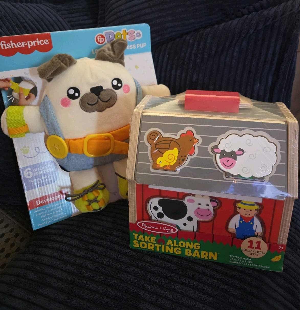 2 Year Old TOY BUNDLE: Fisher-Price Melissa & Doug New Sealed In Box See Photos