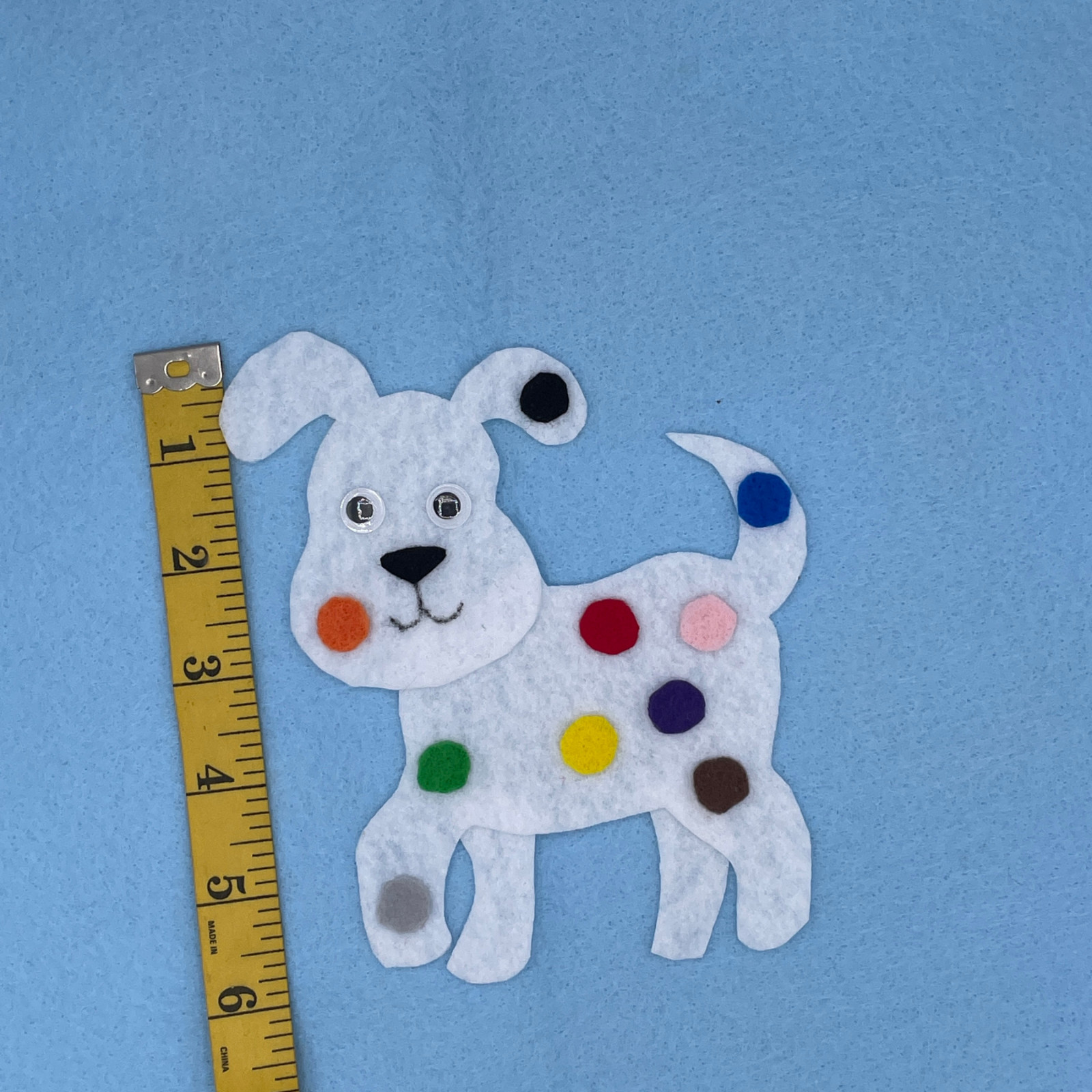 Dog’s Colorful Day Fun Felt Set for Felt Boards & Learning Play