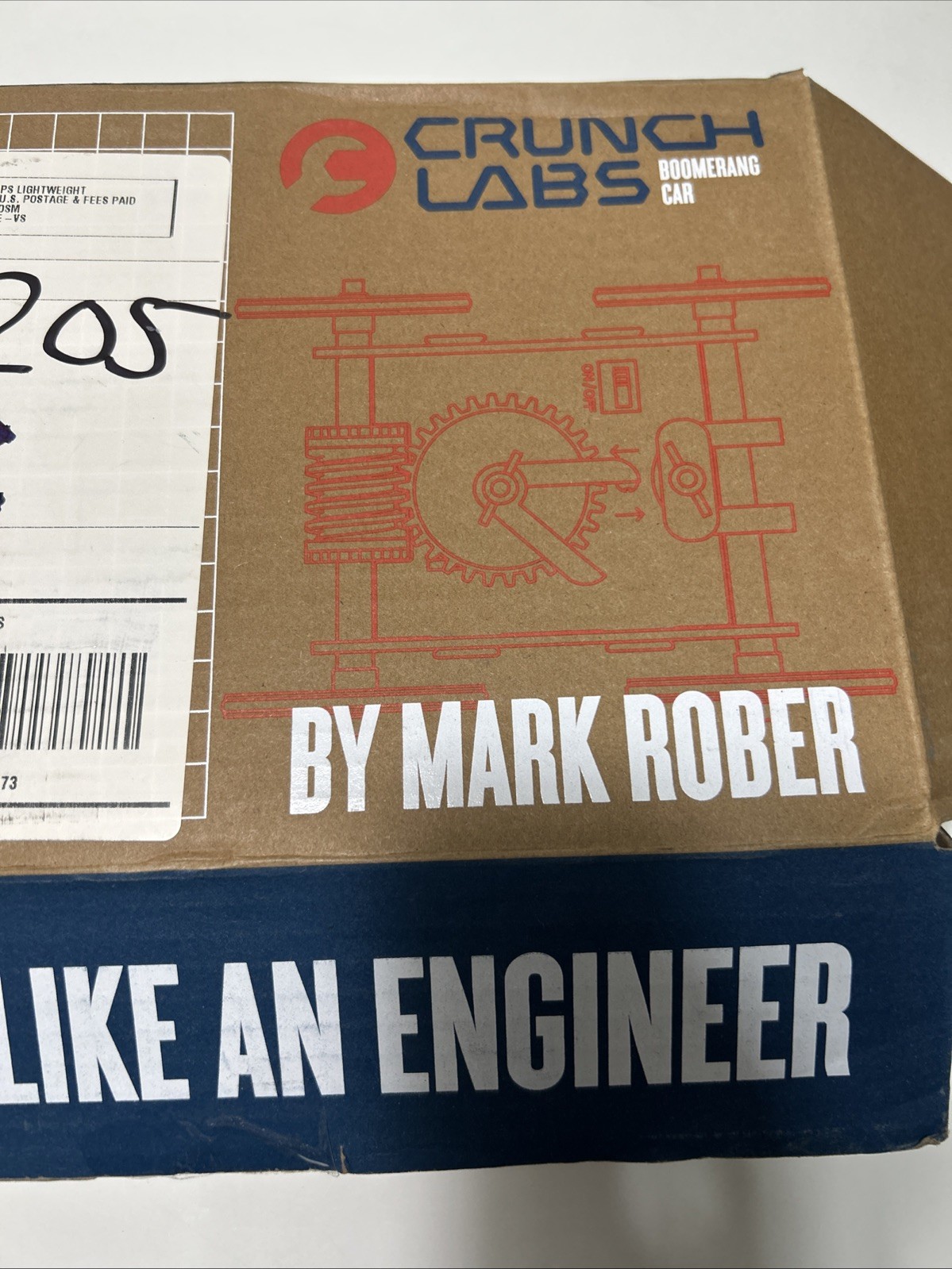 Crunch Labs Box by Mark Rober Rocket Revolver & Boomerang Car Lot Of 2 Open Box