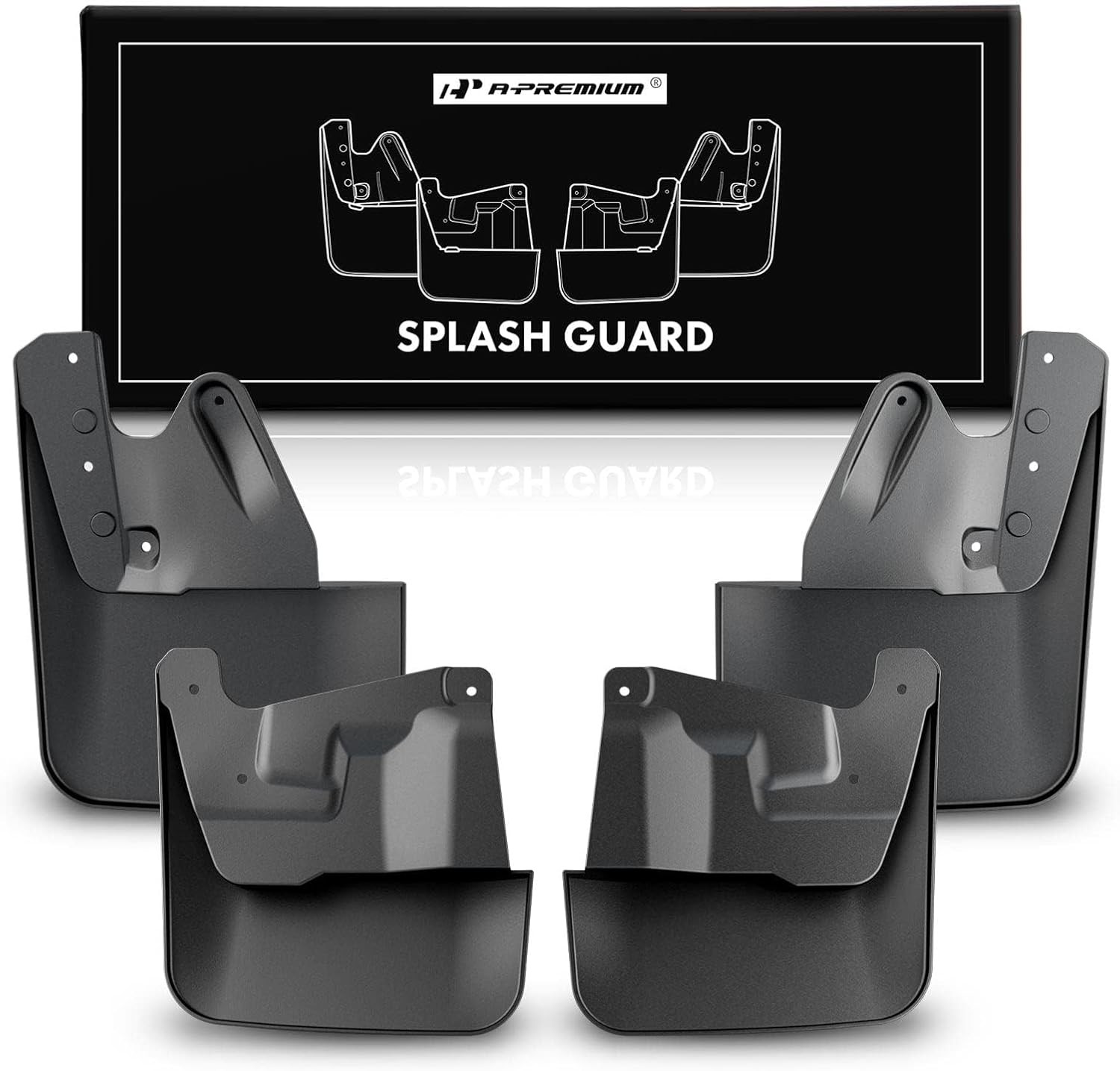 A-Premium Mud Flaps Compatible with Toyota Tundra 2022 2023 2024 2025 2026, Spla