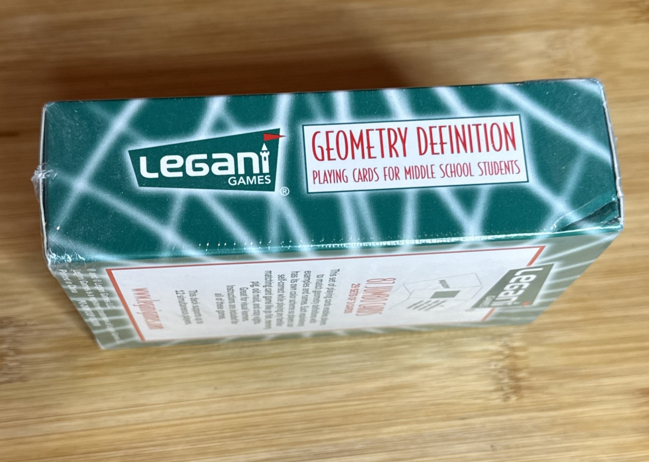 Legani Geometry Definition Playing Cards Master Definitions Middle School NEW
