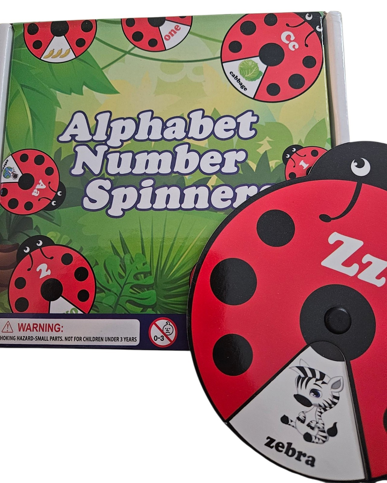 Alphabet Number Spinners Age 3 And Up