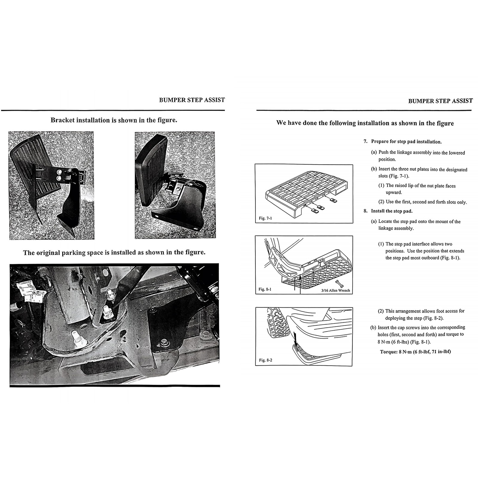 Rear Bed Step Retractable Bumper Step Compatible with Ford F150 2015-2020 Rep…