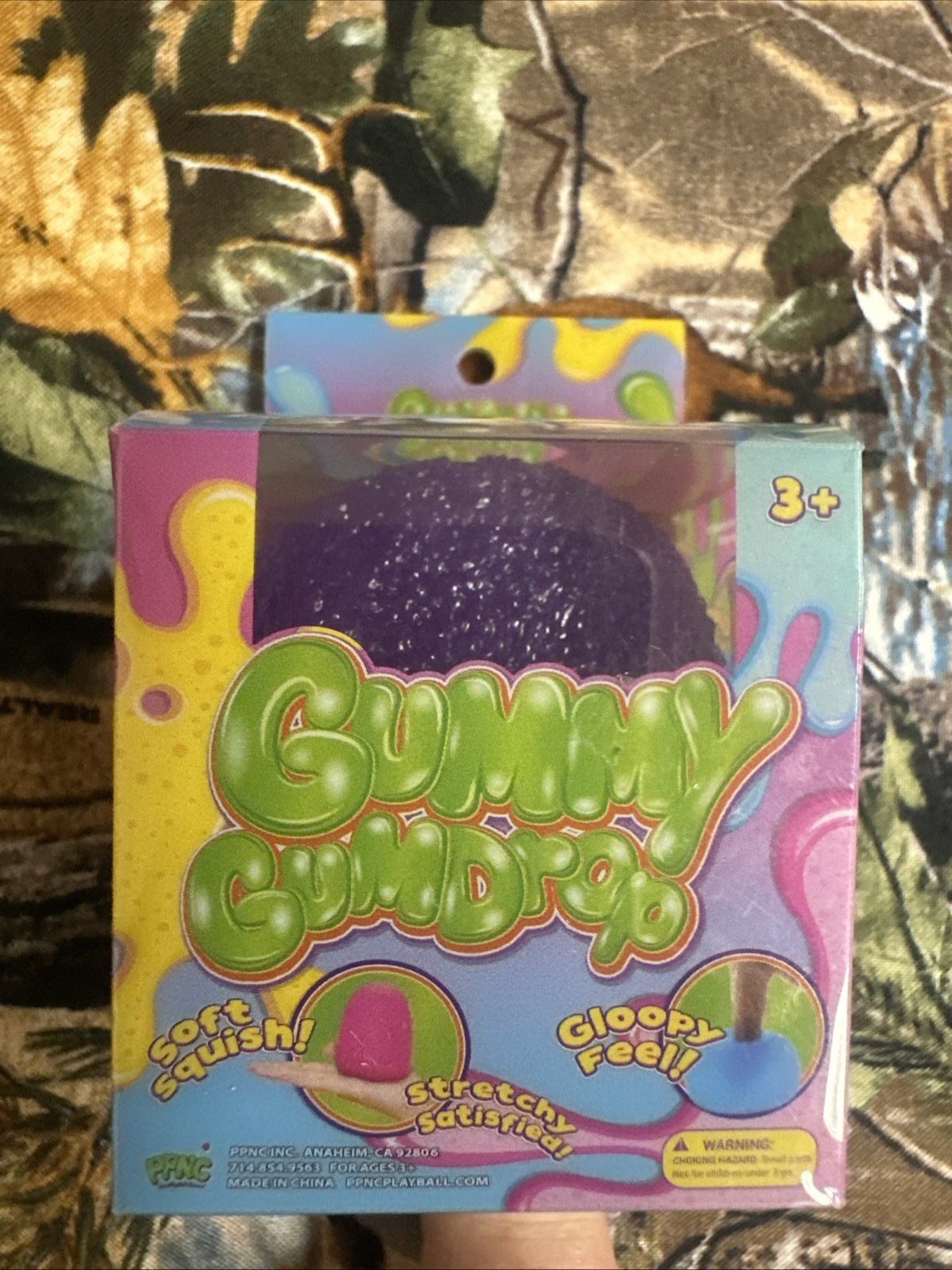 (188). Gummy Gumdrop Squishy Purple