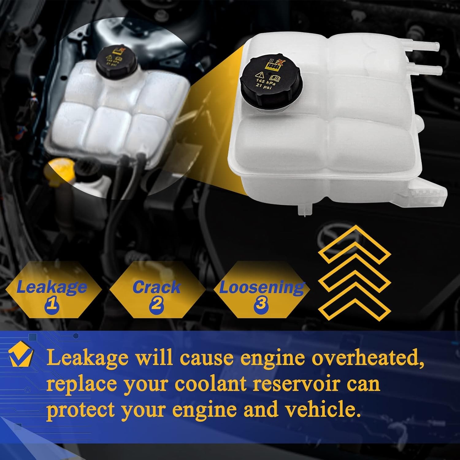 Engine Coolant Reservoir for Mazda 3