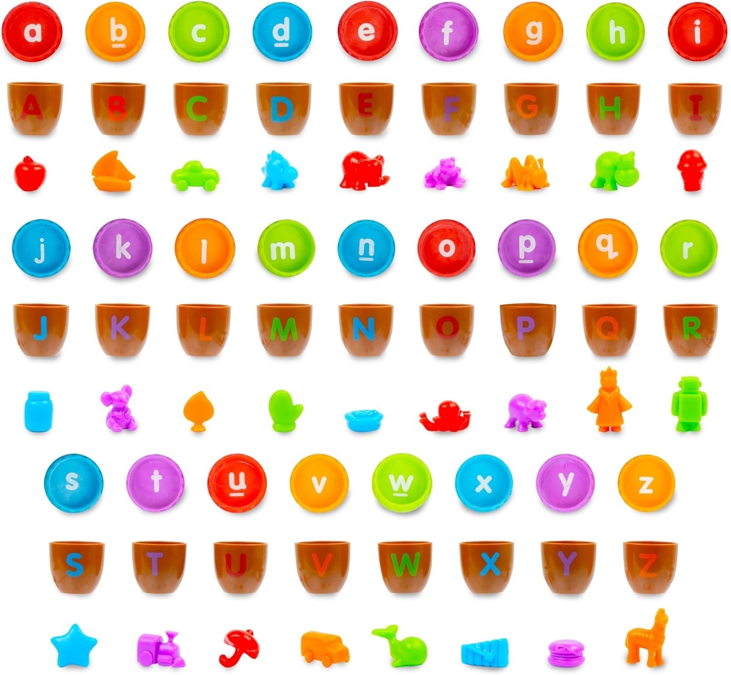 Alphabet Acorns Activity Set, Develops Letter Recognition, Educational Toys