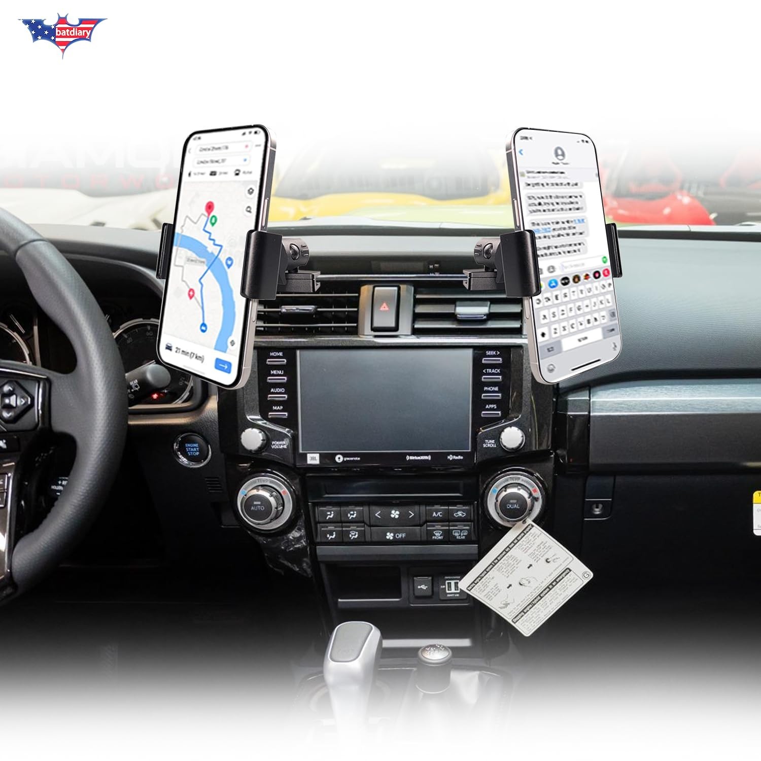 4Runner Vent Phone Mount for Toyota 4Runner 2010-2020 2021 2022 2023 2024 Acc…