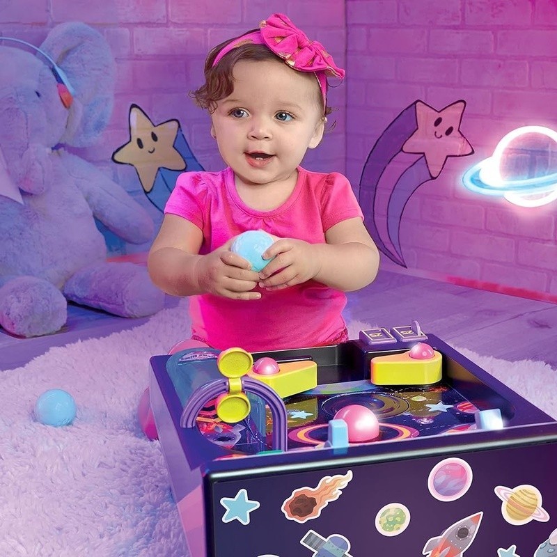 Asteroid Launcher Space Game Learning Sounds Paddles Fun Activities 12M New