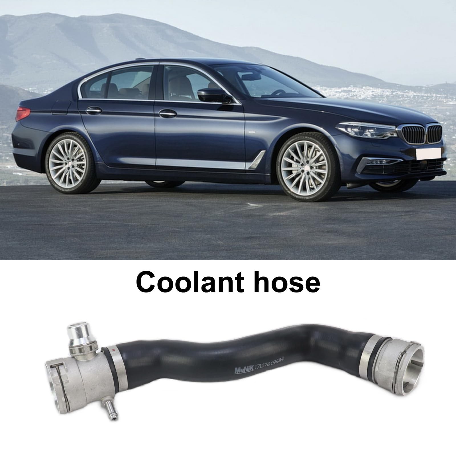 17127619684 Aluminum Fitting Radiator Coolant Hose 2012-2016 For BMW F10 528i…