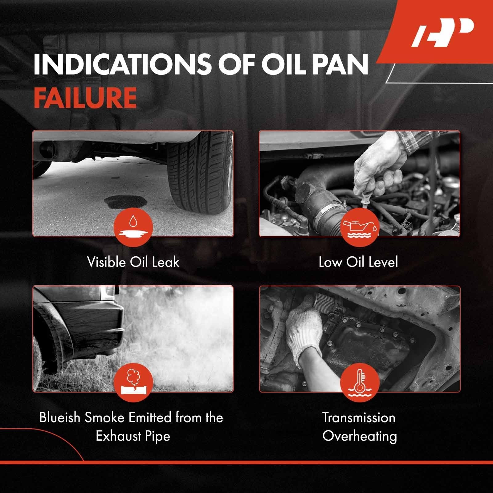 A-Premium Transmission Oil Pan with Drain Plug Compatible with Mitsubishi Mir…