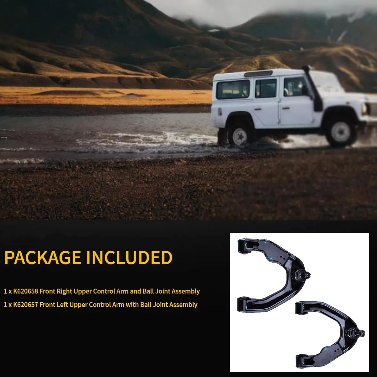 Front Upper Control Arm for Nissan Frontier 1998-2000 4WD 2.4L & 1999-2004 3.3L,