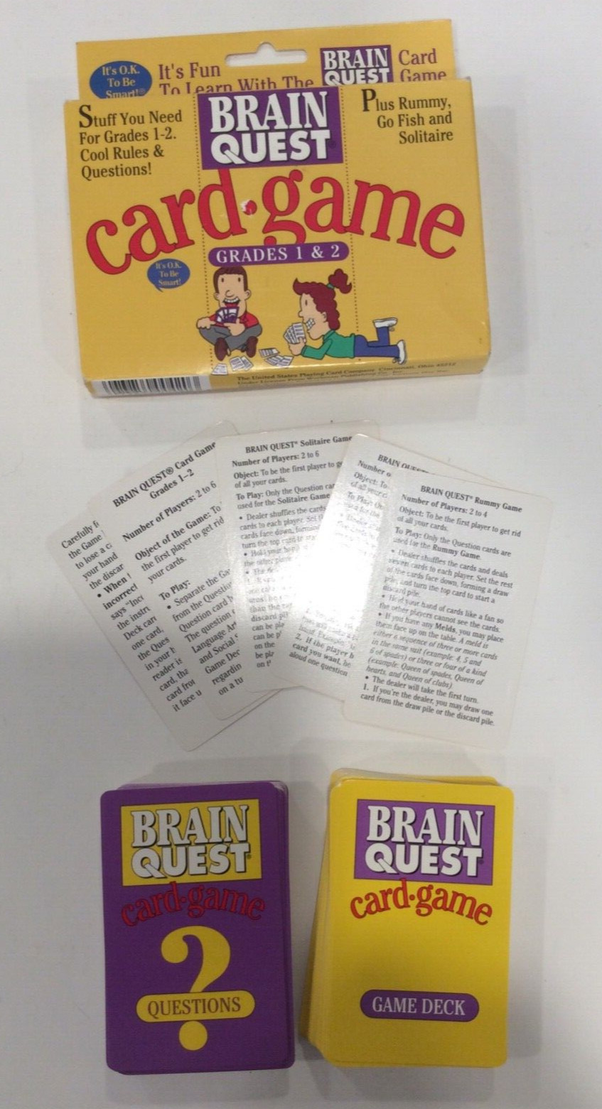 Brain Quest Card Game Grades 1 – 2 The Card Game that Tests your Knowledge