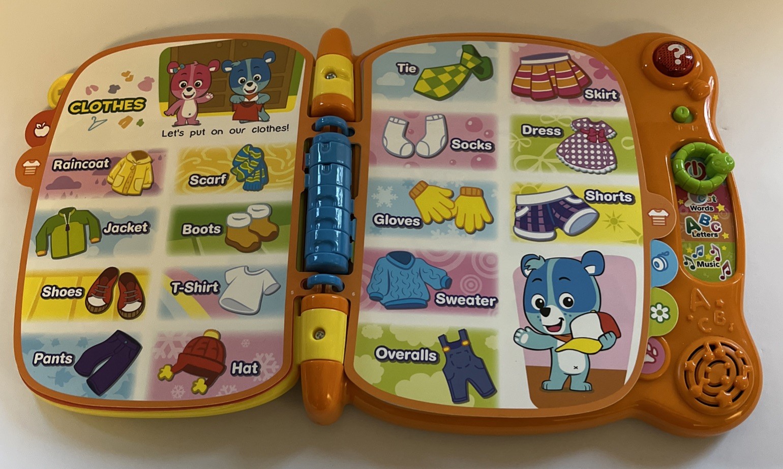 Vtech Touch and Teach Word Book #1416 Learning Works! ABCs Music Sight Words