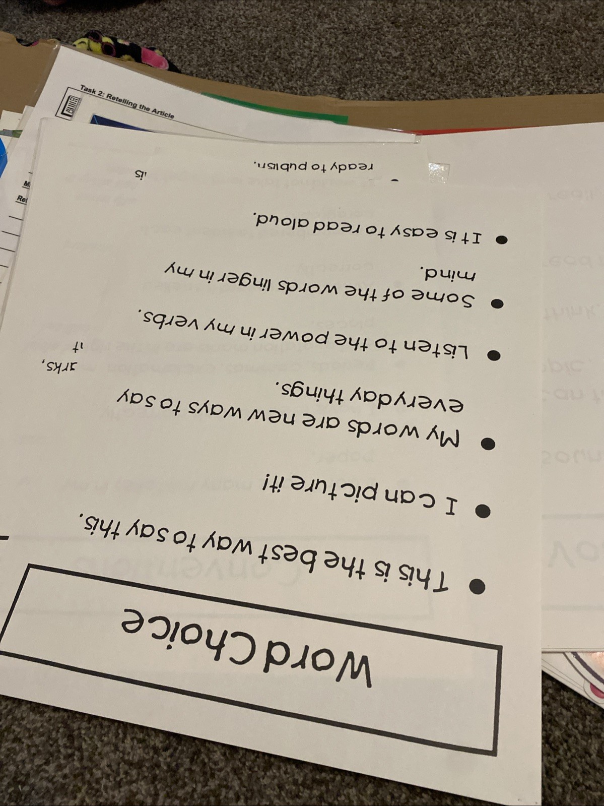MEGA Language Arts Classroom Poster Lot ~100 Pieces Writing, Grammar, Reading