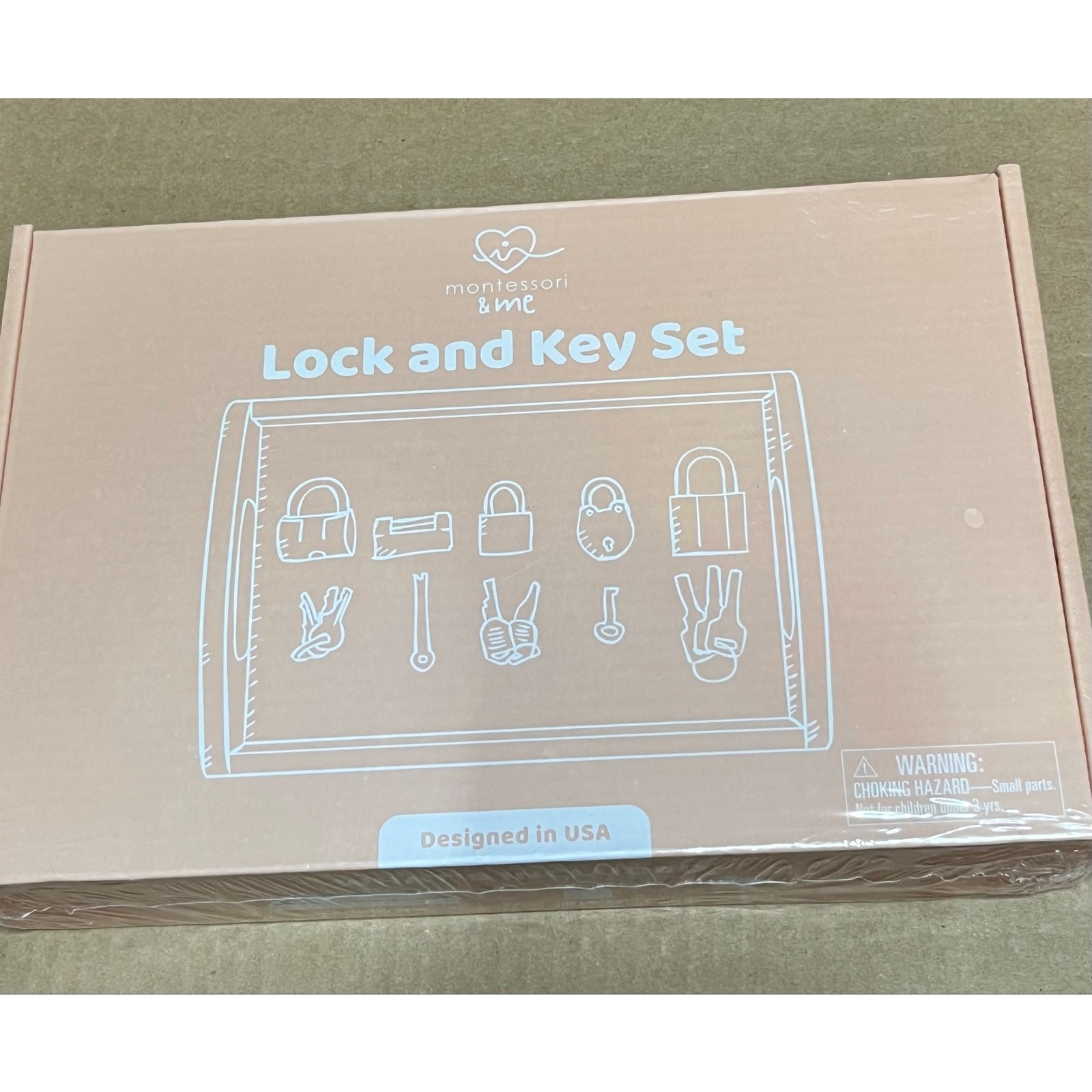 Montessori Lock & Key Toy – Fine Motor Skills & Sensory Development. STEM Kit