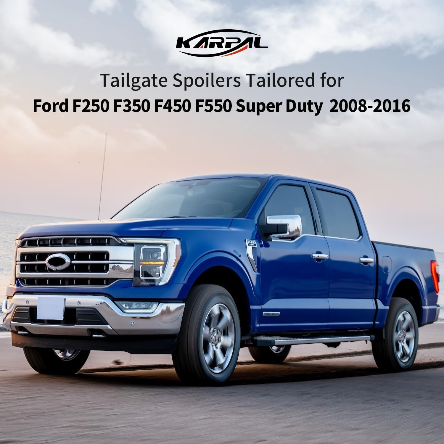 KARPAL Tailgate Cover Flex Step Molding F250 F350 2008
