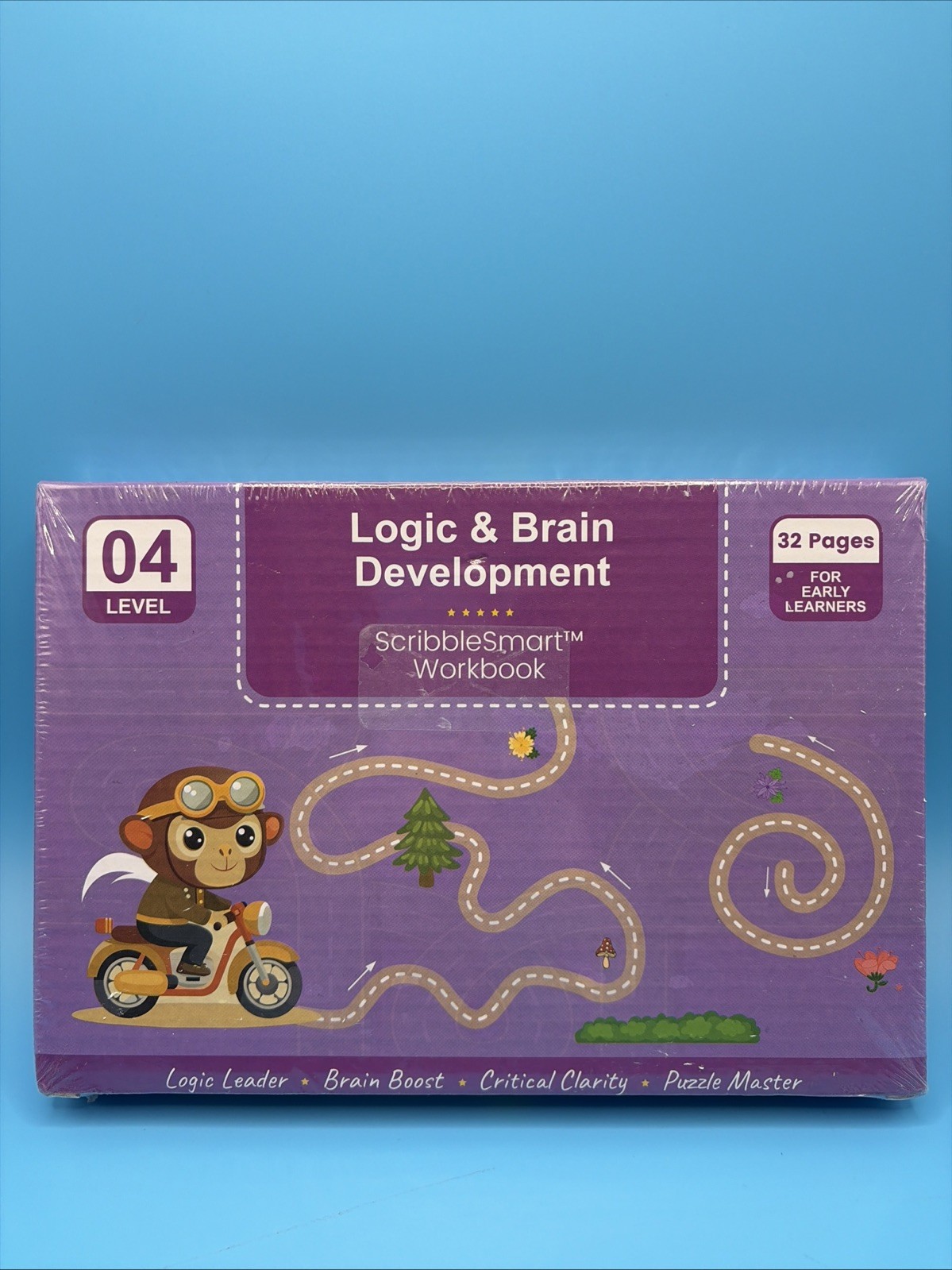 ScribbleSmart Workbook Level 4 Logic Brain Development 32 Pages NEW Sealed