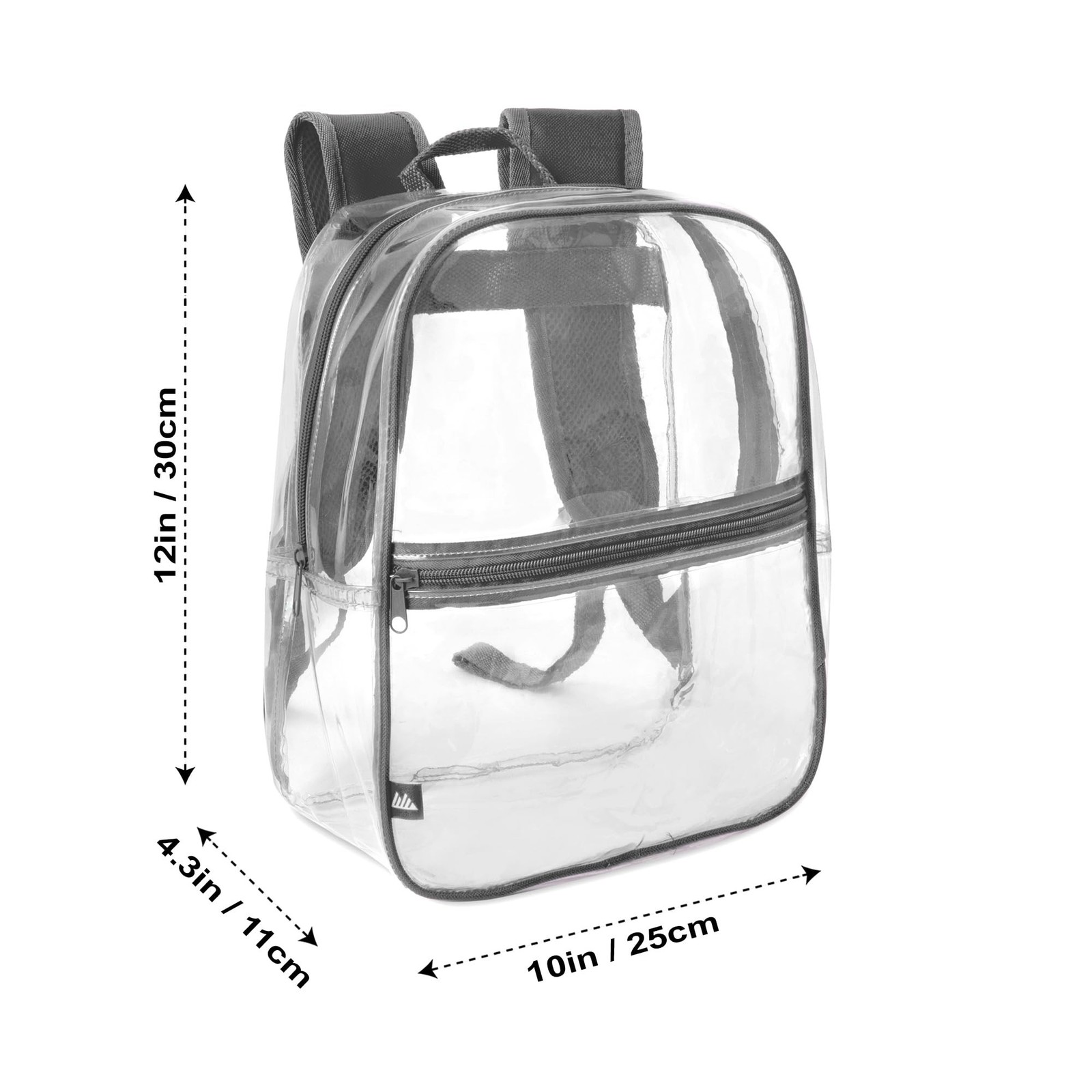 Trail maker Kids Mini Clear Backpack for Preschool, Elementary Girls or Stadi…