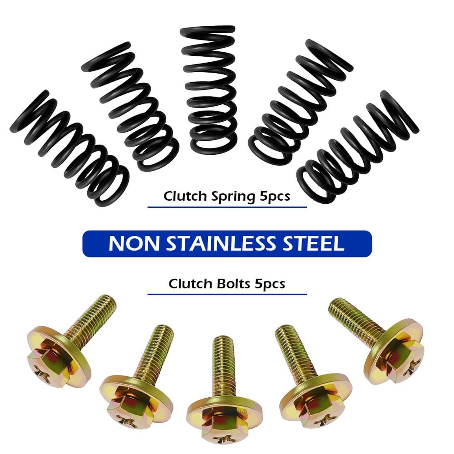 304 Stainless Steel Engine Bolt Kit 88pcs (7Pack) Compatible for Ya… Fast Ship