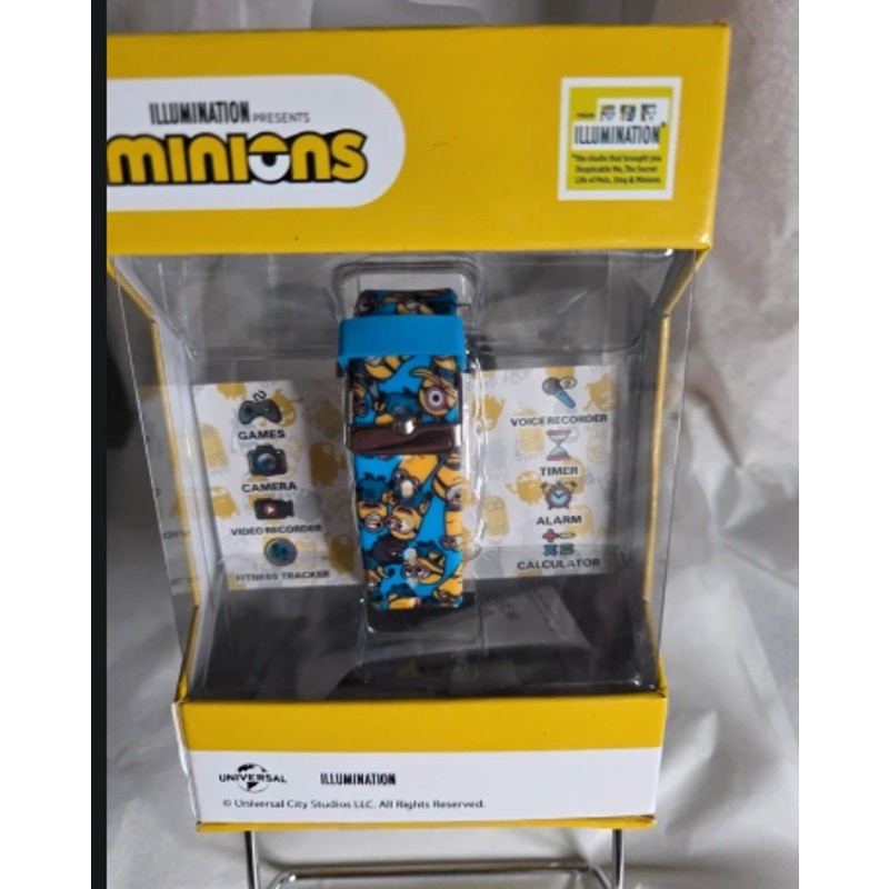 Minions Kids Smartwatch Digital Camera Games Alarm Calculator Rechargeable