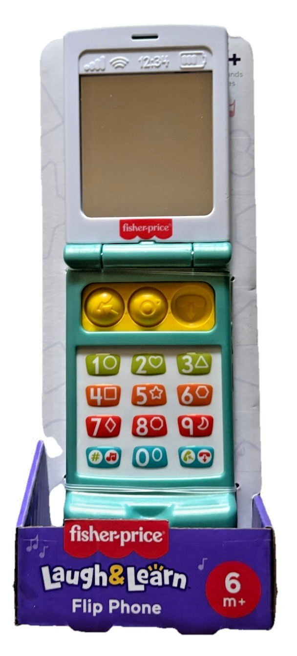 Fisher-Price Baby Toy Flip Phone Laugh & Learn NEW 6m+