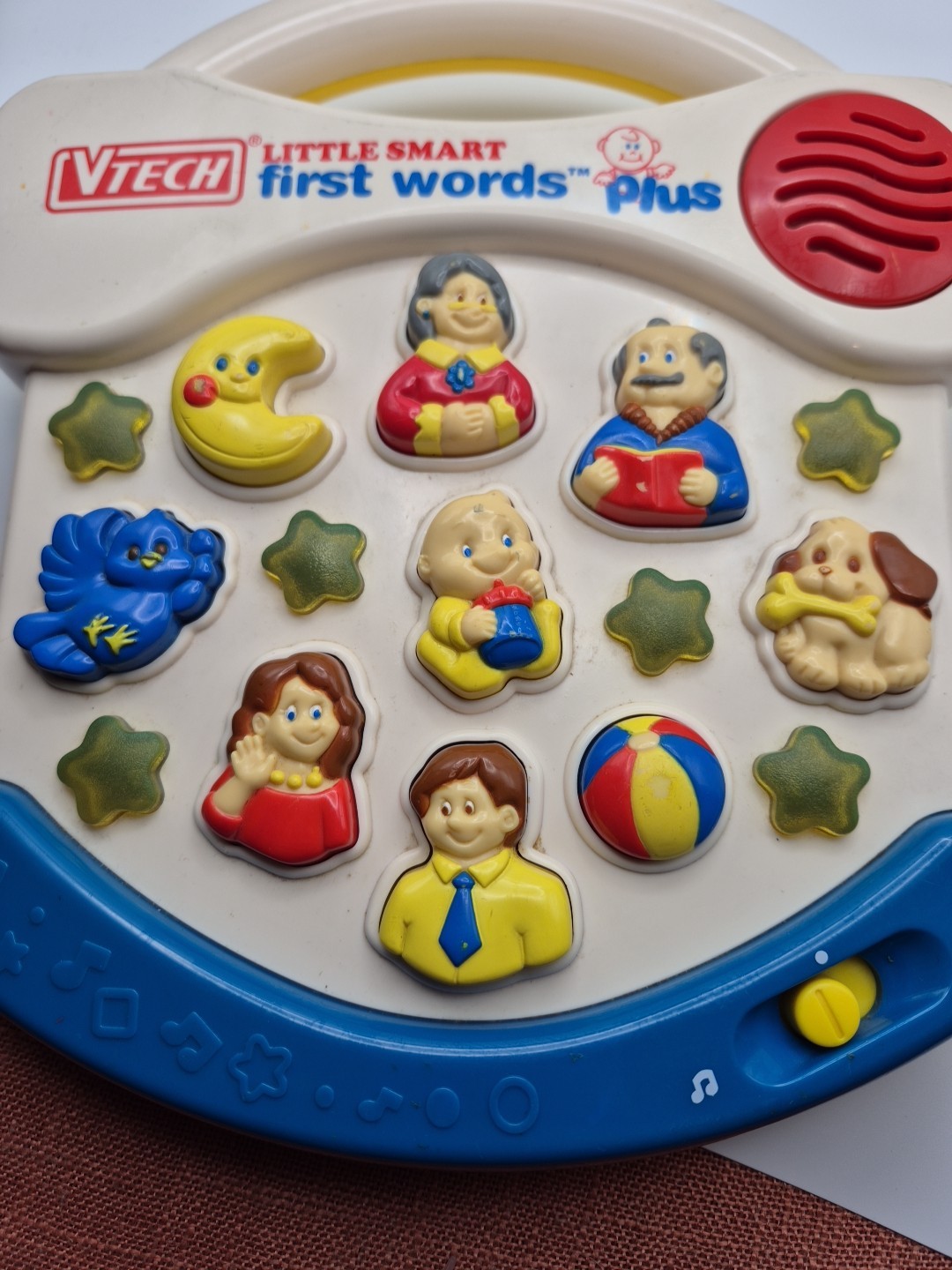 VTech Little Smart First Words Plus Flashing Lights Sounds & Music Vintage-Works