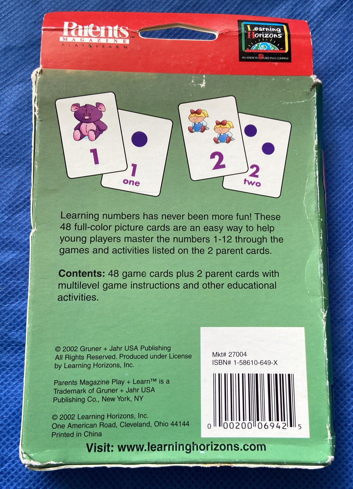 Numbers (Game Cards) by Learning Horizons