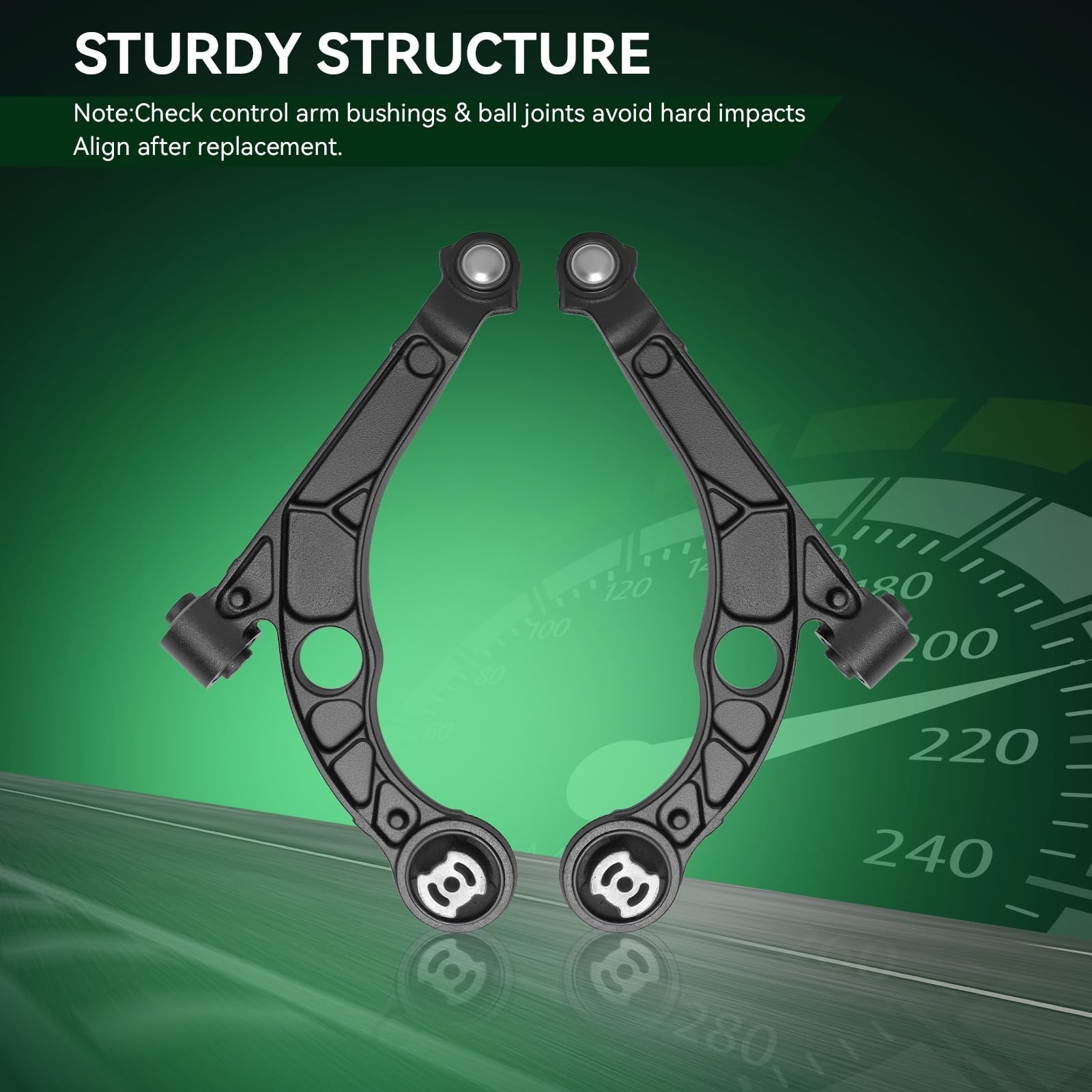 AUQDD 2Pc Suspension Front Lower Control Arm and Ball Joint Assembly Fit For …