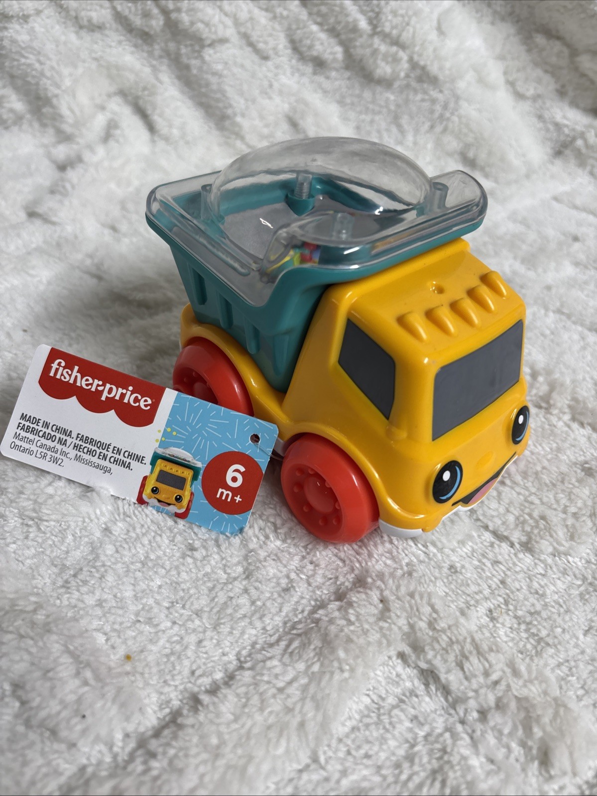 Fisher-Price Baby Toy Poppity Pop Dump Truck Ball Popper Push-Along Vehicle, Age