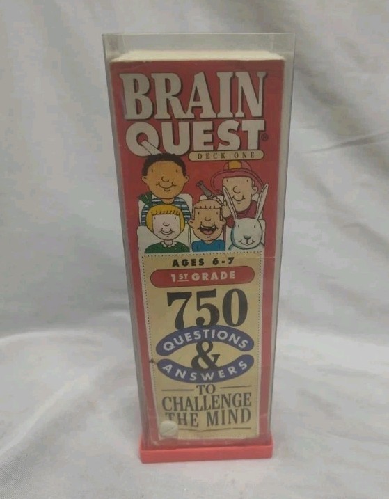 Brain Quest Cards Grade 1 Ages 6-8 Deck New Edition
