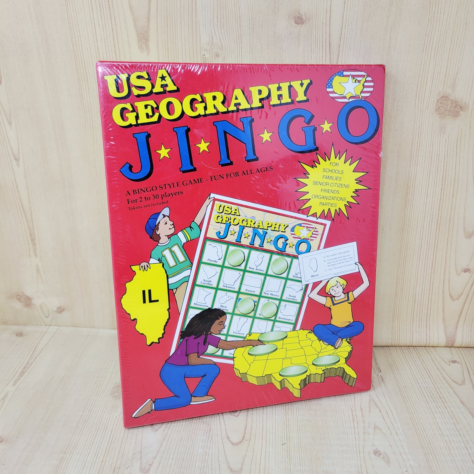 USA Geography Jingo Bingo Game NEW SEALED Minor Damage to Packaging